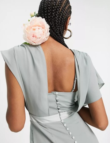 Rochie de ocazie ASOS, verde