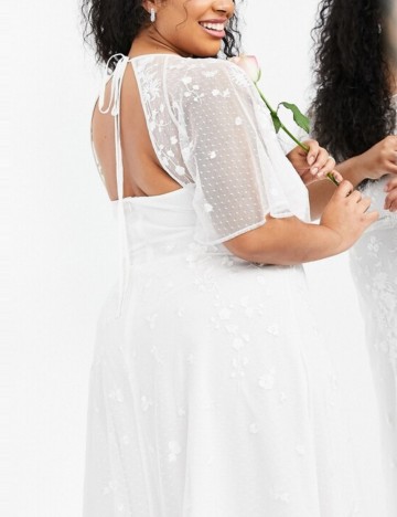 Rochie de ocazie și bridal ASOS, alb