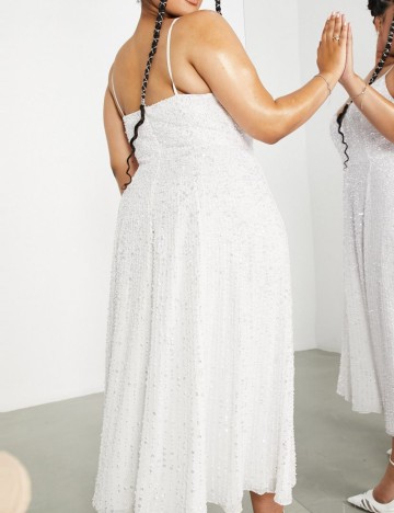 Rochie de ocazie și bridal ASOS, alb