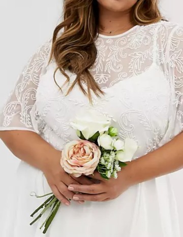Rochie de ocazie și bridal ASOS, alb