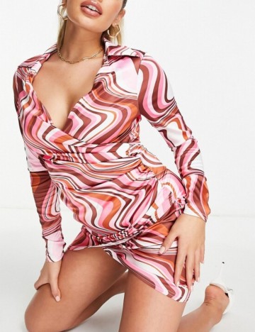 Rochie mini ASOS, mix culori