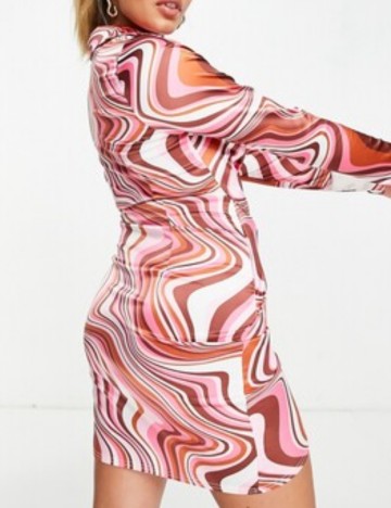 Rochie mini ASOS, mix culori