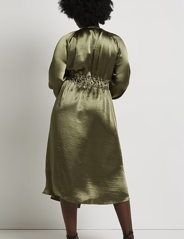 Rochie midi River Island, kaki