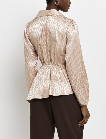 Cămașă River Island, roz auriu