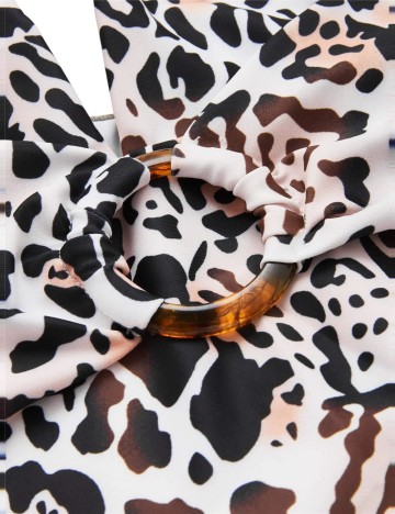 Costum de baie întreg Romwe by Shein, mix culori