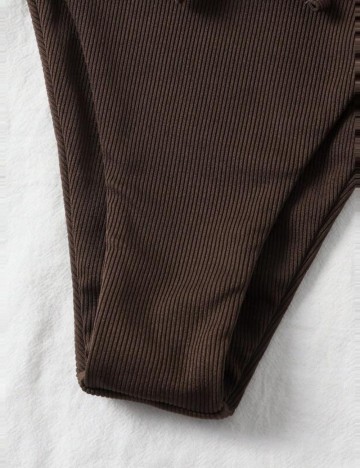 Costum de baie Shein, maro