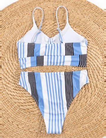 Costum de baie Shein, mix culori