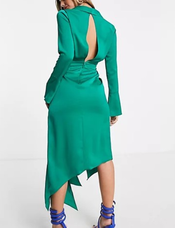 Rochie midi ASOS, verde