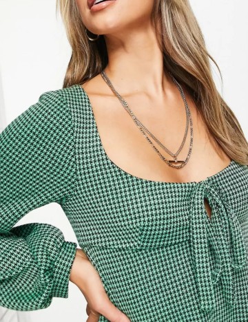 Rochie mini ASOS, verde