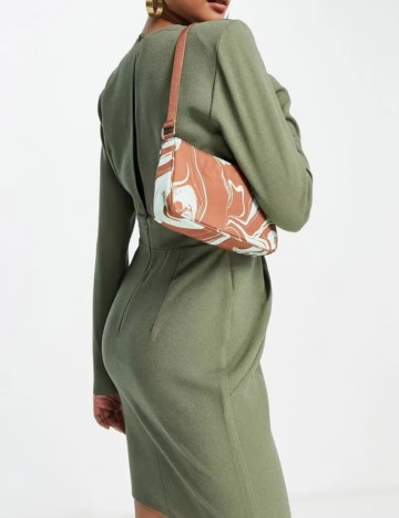 Rochie mini ASOS, verde