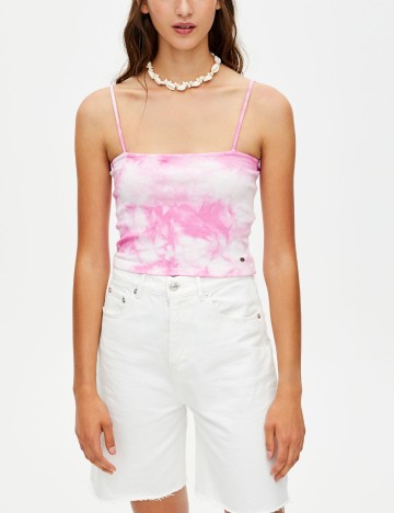 Top cu bretele subțiri Pull&Bear, mix culori
