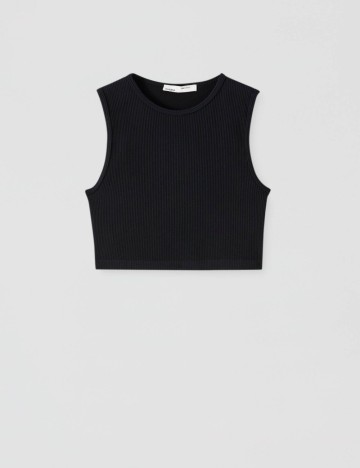 Top Pull&Bear, negru