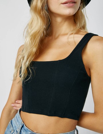 Top Pull&Bear, negru