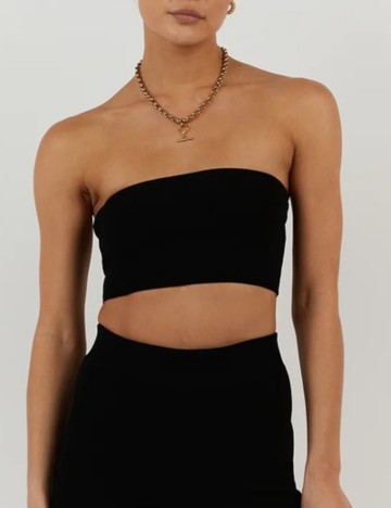 Top Missguided, negru