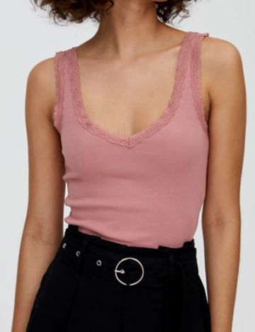 Maiou casual Pull&Bear, roz