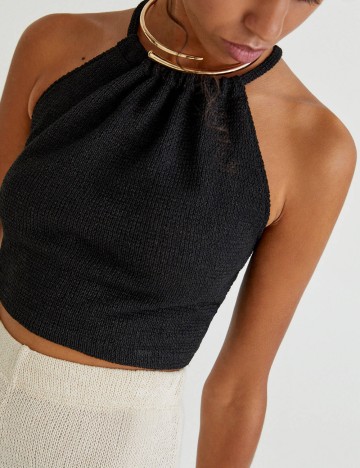 Top Pull&Bear, negru