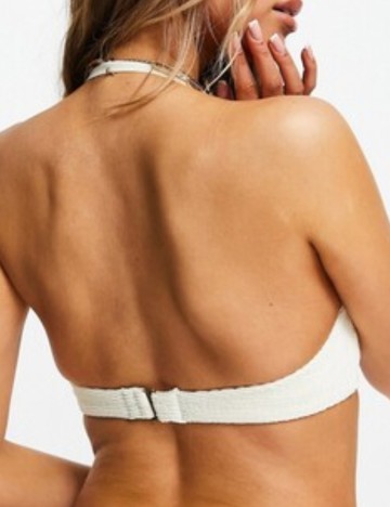 Sutien de baie Free Society, crem