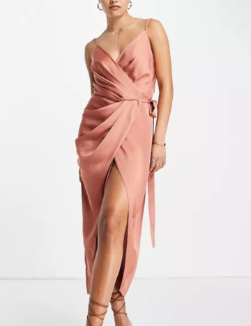 Rochie de ocazie ASOS, cărămiziu