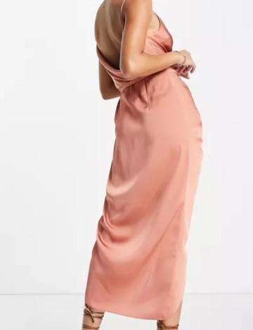 Rochie de ocazie ASOS, cărămiziu