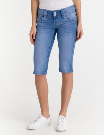 Pantaloni scurți de blugi Pepe Jeans, albastru