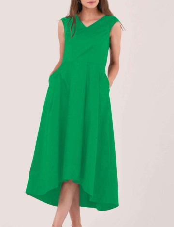 Rochie midi Closet, verde