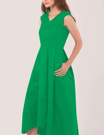 Rochie midi Closet, verde