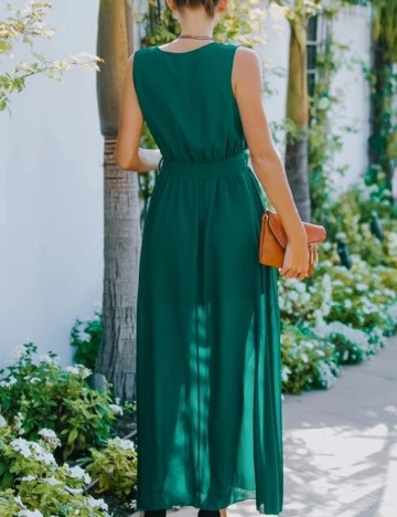 Rochie maxi Shein, verde