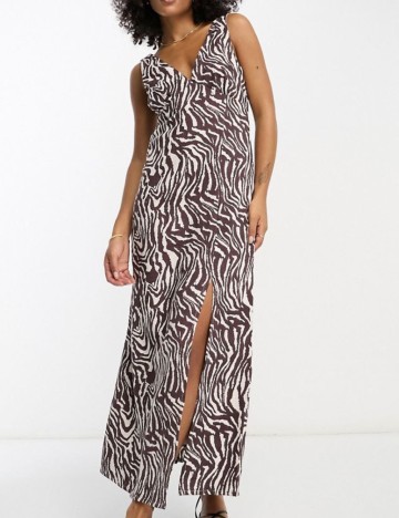 Rochie midi ASOS, mix culori