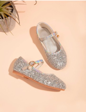Pantofi Shein, argintiu