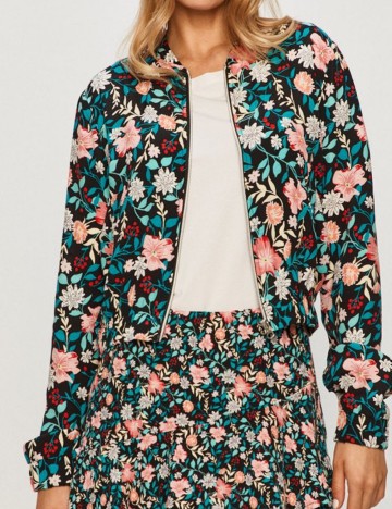 Bluză cu fermoar TALLY WEIJL, mix culori