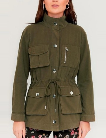 Jachetă TALLY WEIJL, kaki