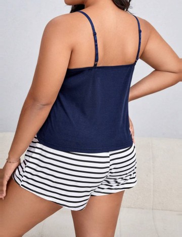 Compleu pijamale Shein Curve+, mix culori