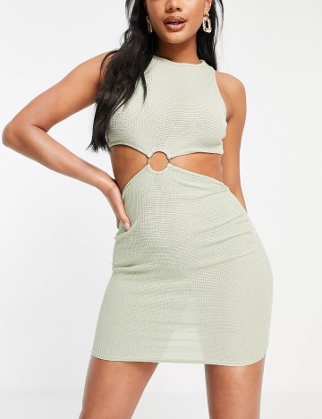 Rochie mini FashionKilla, verde