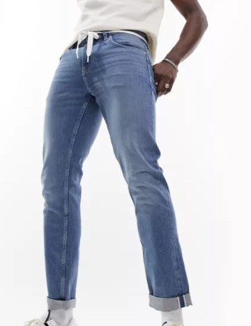 Jeans ASOS, albastru