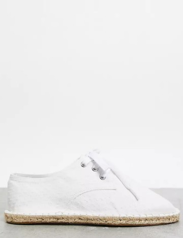 Espadrile ASOS, alb