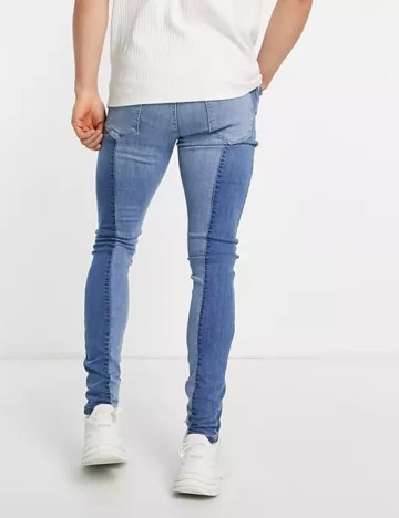 Jeans Topman, albastru